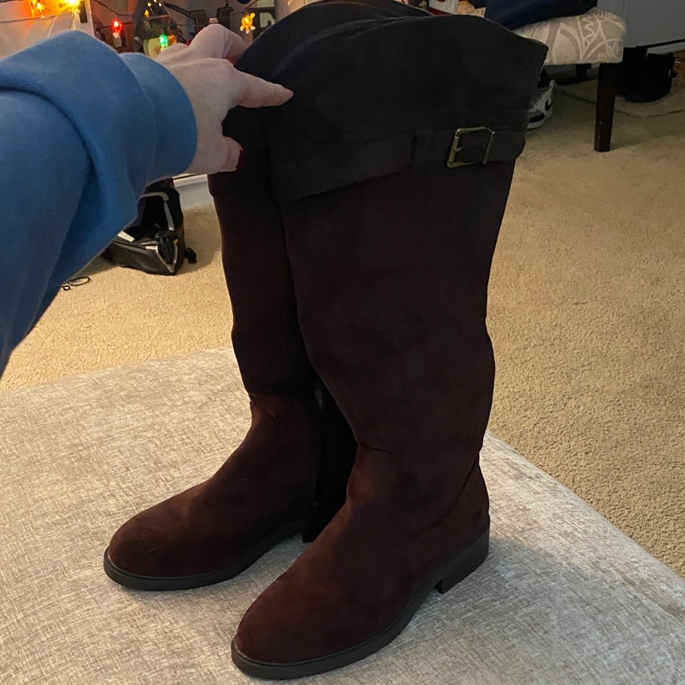 Women's Brown Suede Boots
